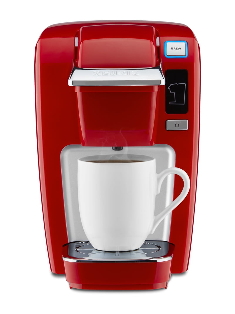 Keurig K-Mini K15 Single-Serve K-Cup Pod Coffee Maker, Chili Red