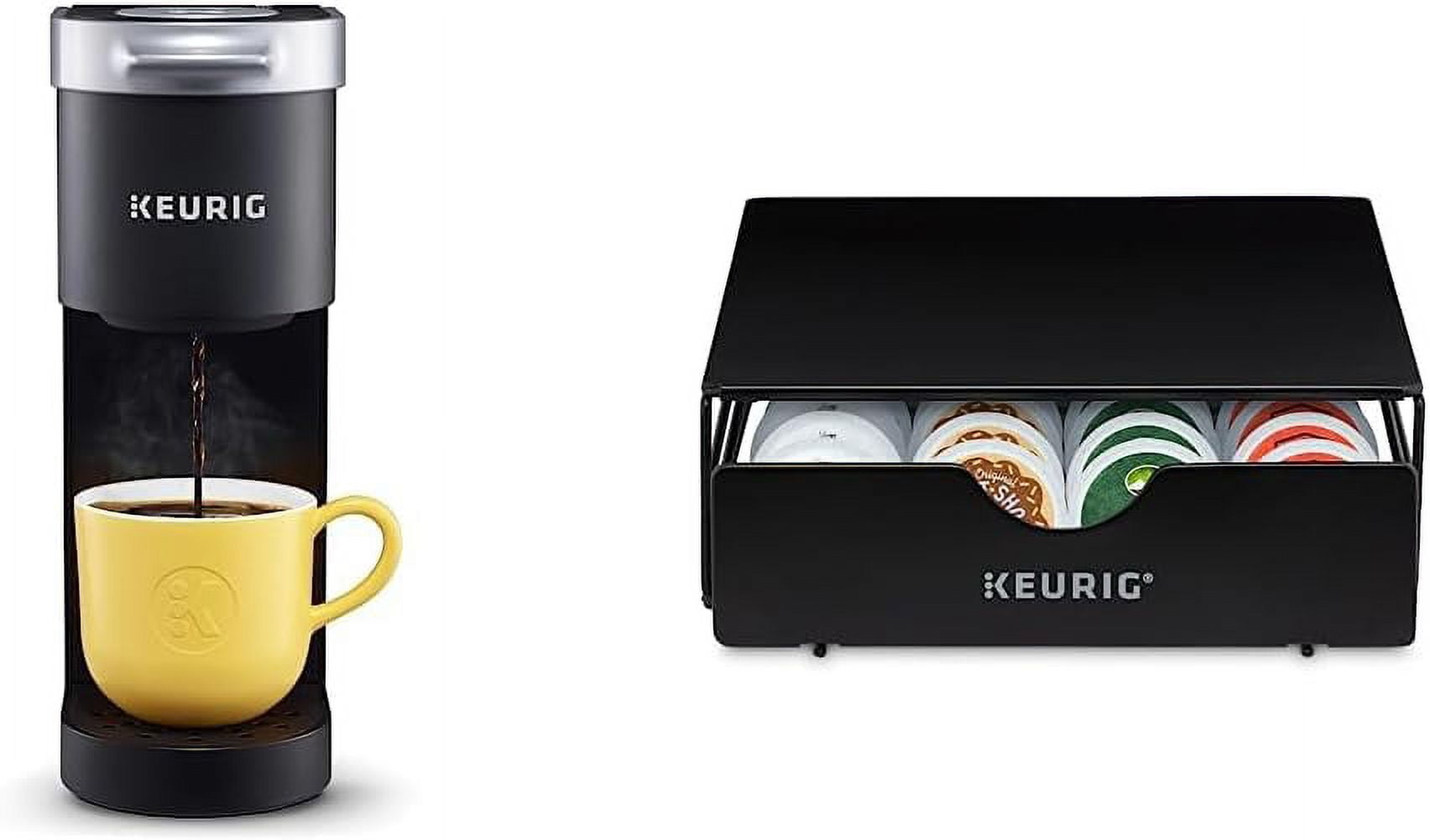 Keurig KMini Single Serve Coffee Maker, Black & Slim NonRolling