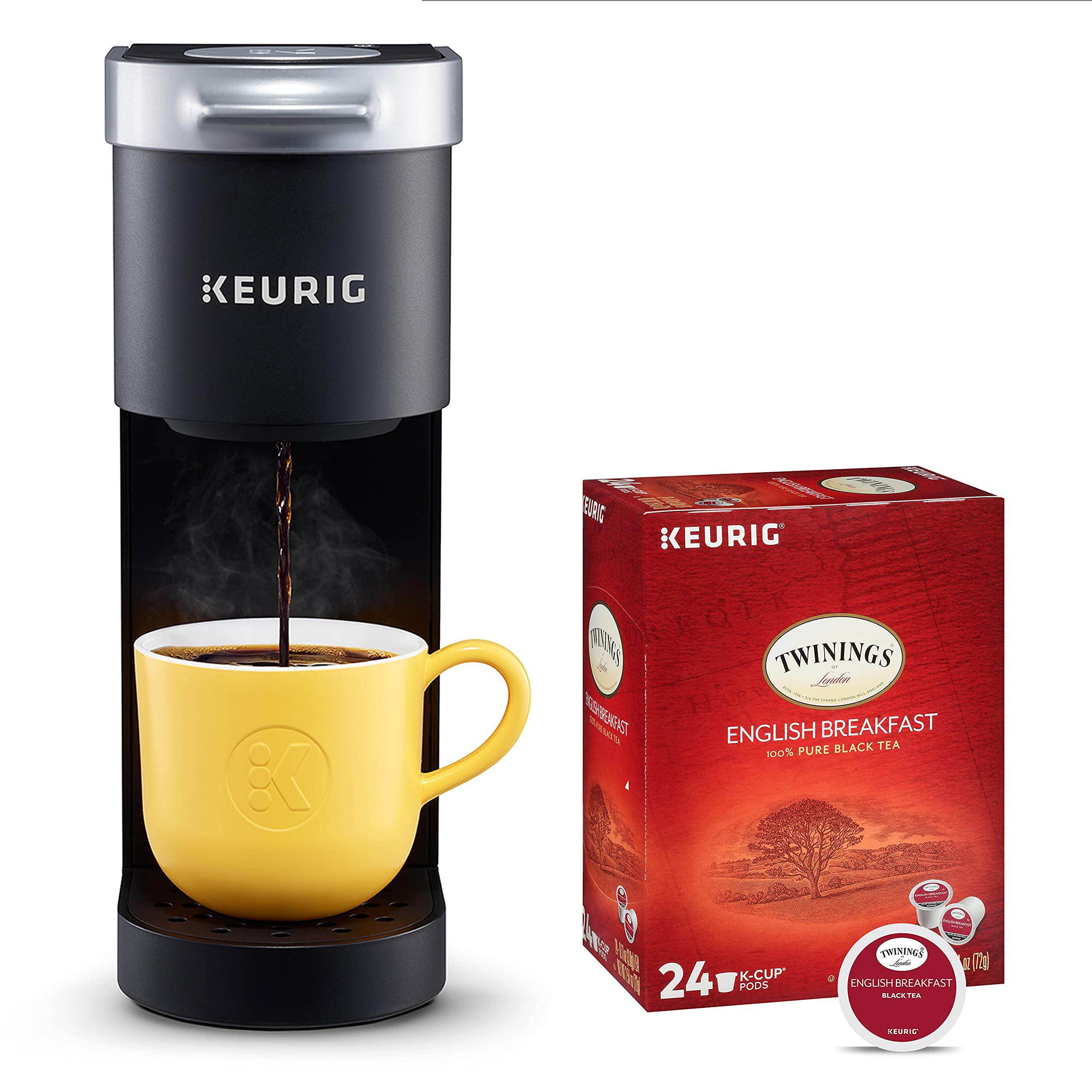 Keurig KMini Single Serve Coffee Maker With Twinings Of London English