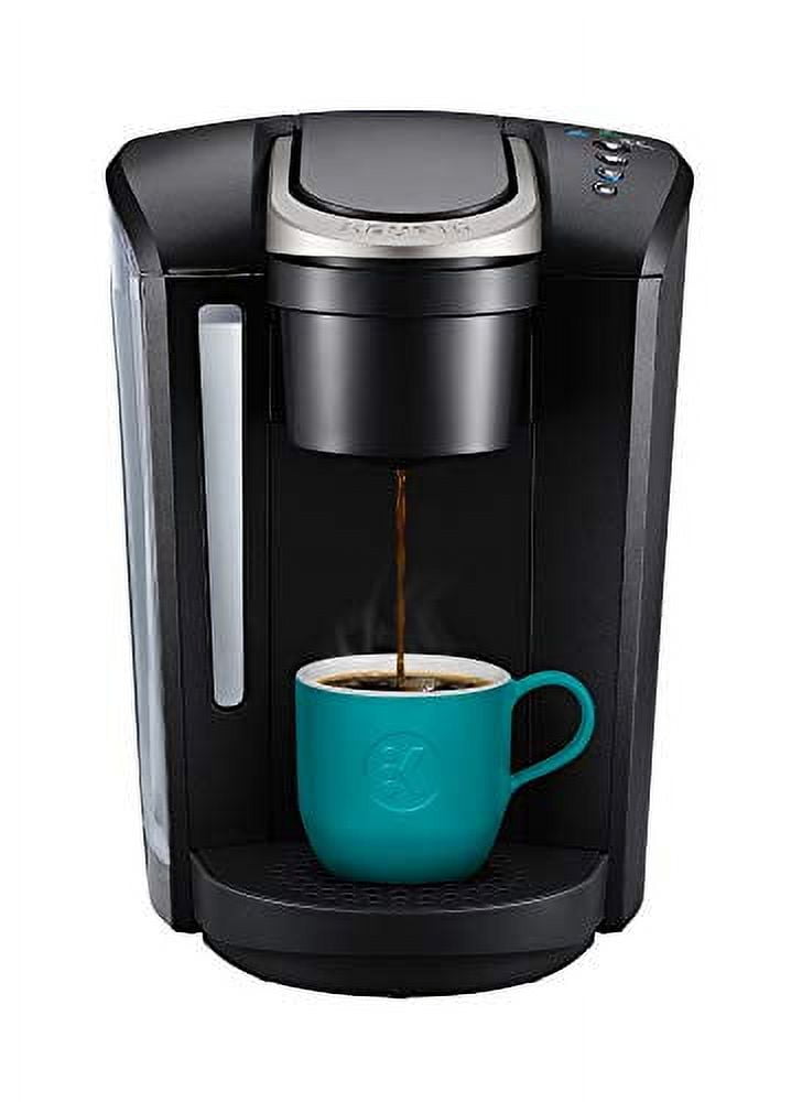 Matte Black Modern Drip Coffee Machine with Reusable Filter