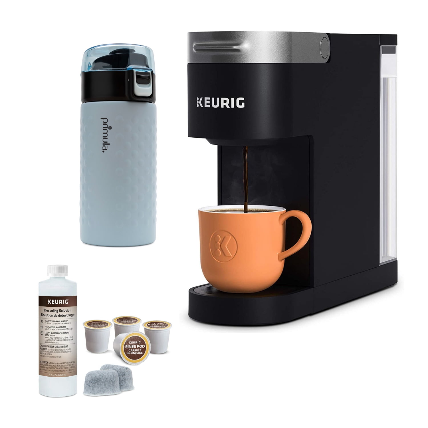 Keurig K-Slim Single-Serve K-Cup Coffee Maker with Maintenance Kit and  Tumbler 