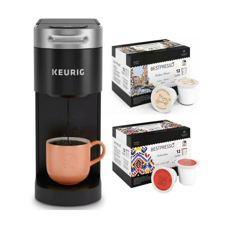 Keurig K-Slim Plus ICED Coffee Brewer with 24 K-Cups and My K-Cup