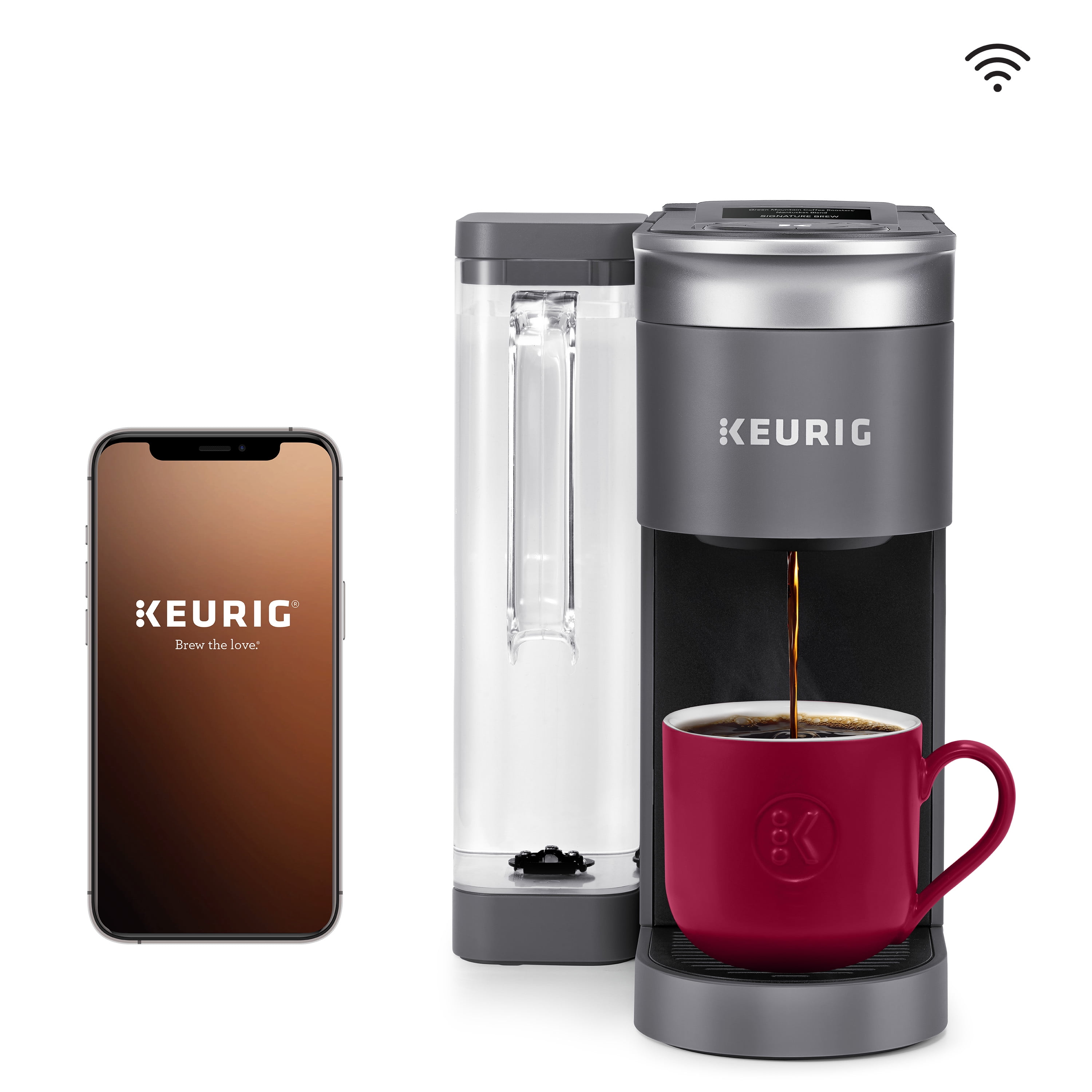  Keurig® K-Supreme Single Serve K-Cup Pod Coffee Maker,  MultiStream Technology, Gray: Home & Kitchen