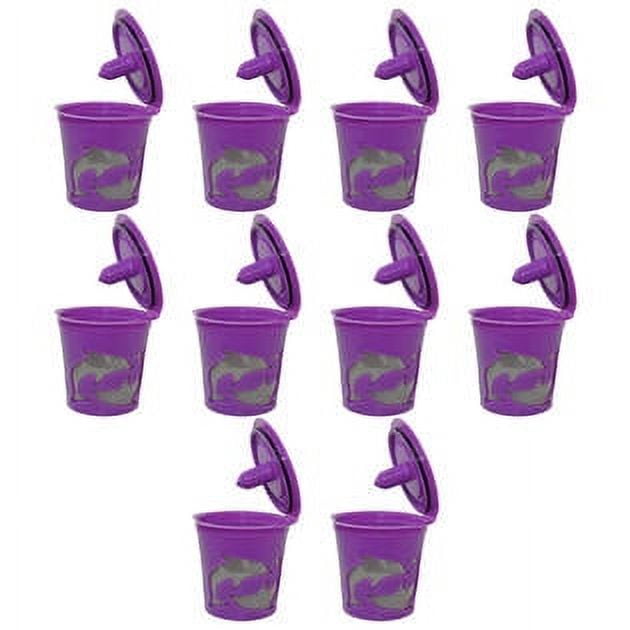 Keurig 2.0 & 1.0 Compatible Reusable Kcup Filter Pod, 10Pack for