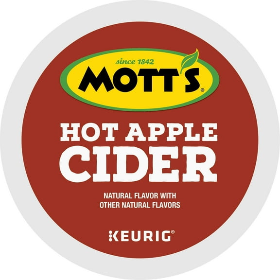 Keurig Mott,S Hot Apple Cider, Keurig Single Serve K-Cup Pods, Flavored K Cups, Hot Apple Cider, 72 Count
