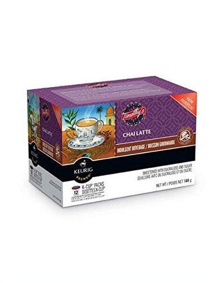 Keurig Timothy's Chai Latte KCup Pods, 12pk, 168g, (Imported from