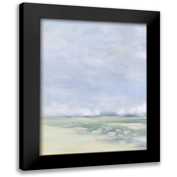 Keusder, Danusia 12x14 Black Modern Framed Museum Art Print Titled - Coastal Fog