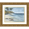 thumbnail image 1 of Keusder, Danusia 14x12 Gold Ornate Wood Framed with Double Matting Museum Art Print Titled - Beach Cypress, 1 of 4