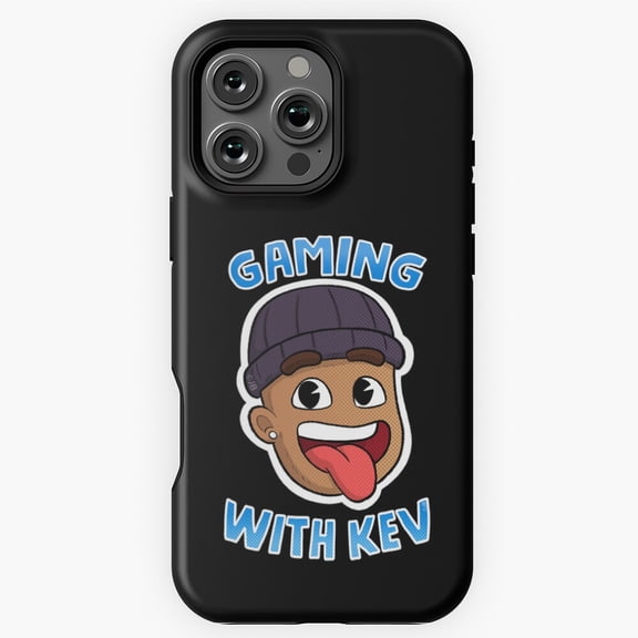 Kev Face Cartoon GamingWithKev YouTuber Phone Case for iPhone 16 15 14 13 12 11 Pro Max