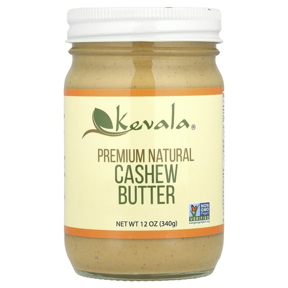 Kevala Premium Natural Cashew Butter, 12 oz (340 g)