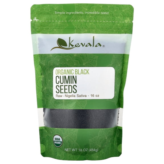 Kevala - Organic Black Cumin Seeds - 16 oz.