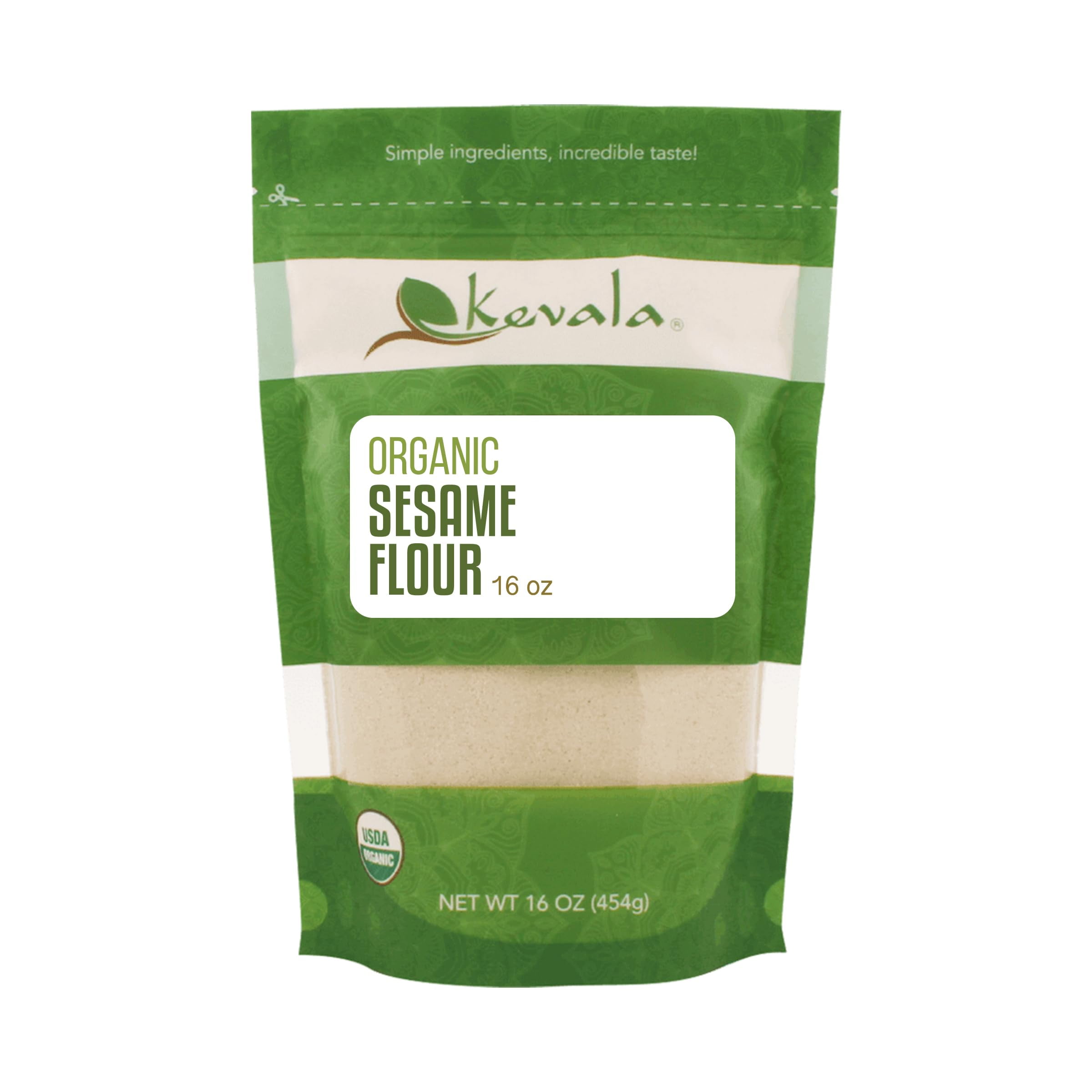 Kevala Organic Sesame Flour BDF32 16 oz 1 LB Gluten Free Sesame Kevala Organic Sesame Flour BDF32 16 oz 1 LB Gluten Free Sesame