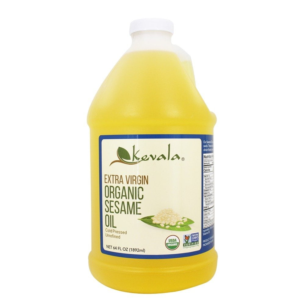 Kevala Organic Extra Virgin Cold Pressed Sesame Oil - 64 fl oz