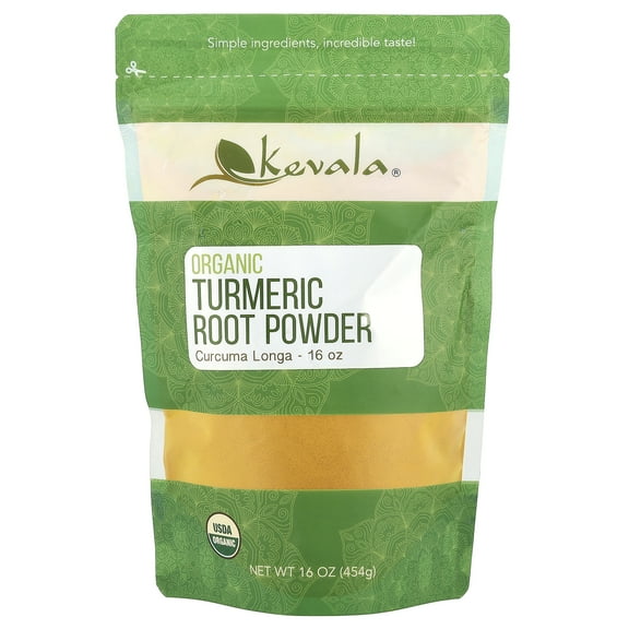 Kevala - Organic Turmeric Root Powder - 16 oz.