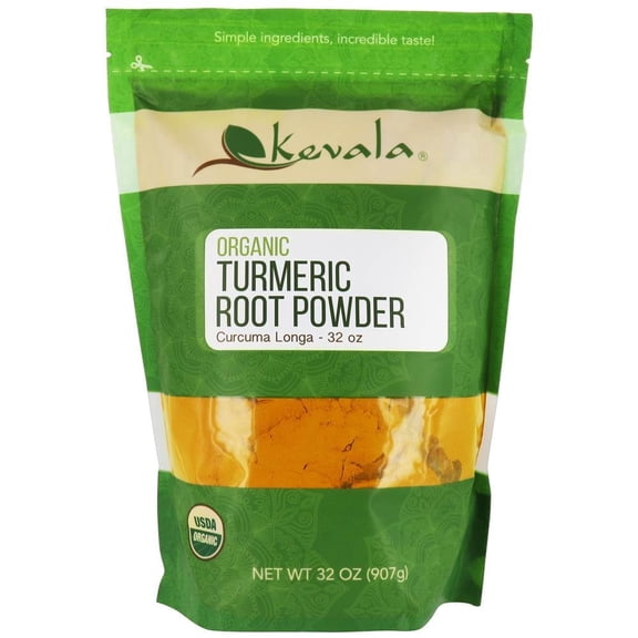 Kevala Organic Turmeric Root Powder - Gluten Free Curcumin,  2 lb, 32 oz