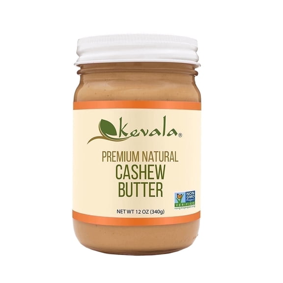 Kevala, Premium Natural Cashew Butter, 12 oz Pack of 4