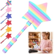 Kevelyn 3D Printed Credit Card Wand Magic Wand Credit Card Holder, Star Magic Fairy Wand Tap to Pay Card Holder Contactless Payment for Easy NFC Checkout, Creative Gift for Adults & Kids Candy