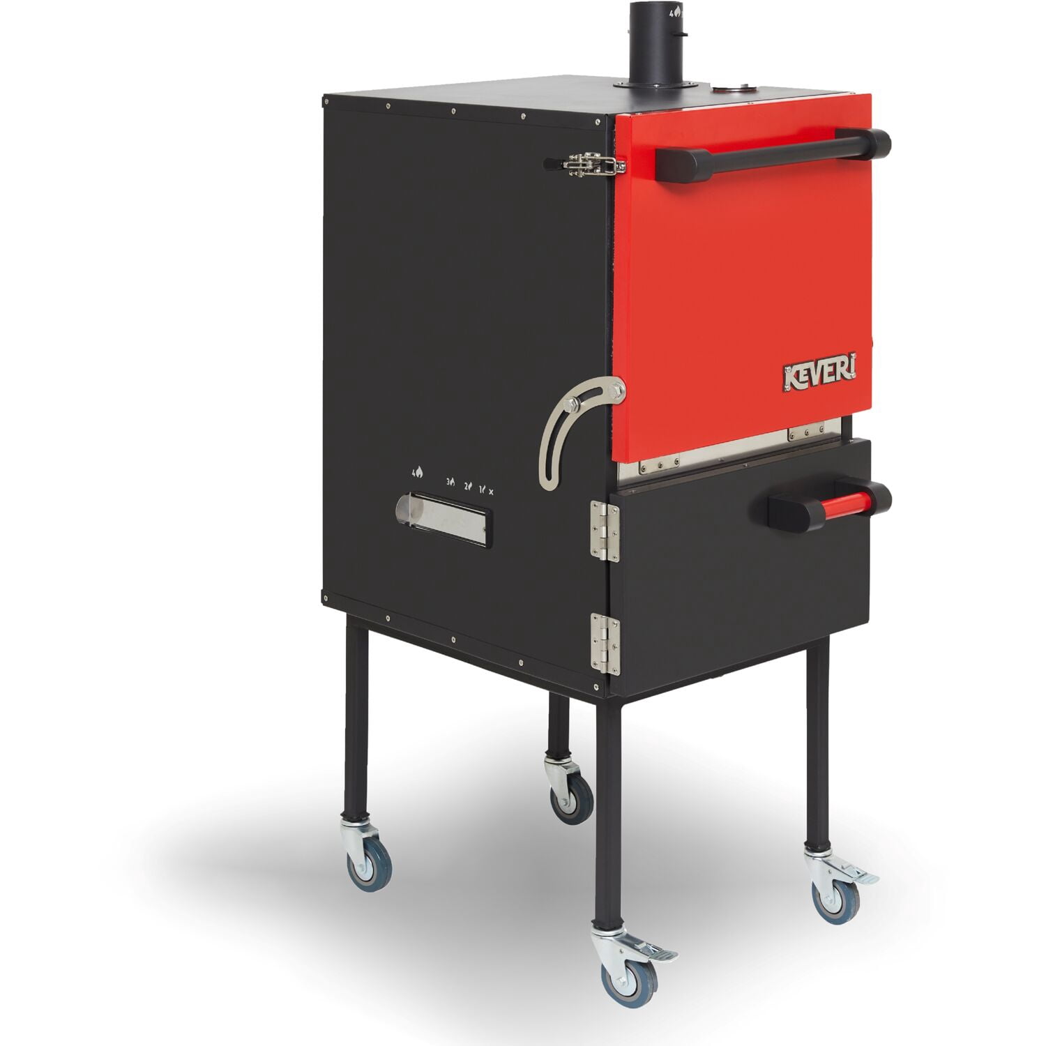 Keveri Multipurpose Stainless Steel Charcoal Oven in Medium Rare