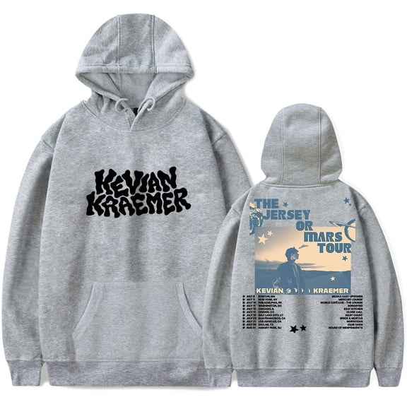 Kevian Kraemer The Jersey Or Mars Tour Merch Unisex Fashion Long Sleeve Sweatshirts Stylish Personalised Hoodies