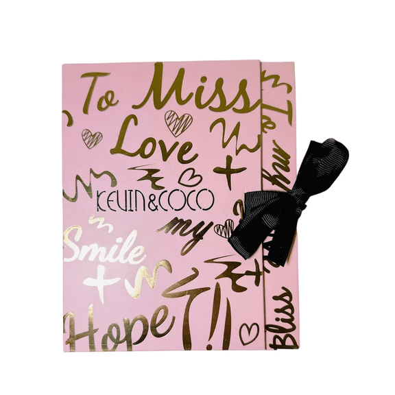 Kevin & Coco Lil Miss 40-Shade Eyeshadow Palette & Lipstick Book Box Set