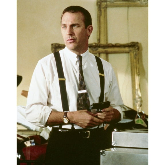 Kevin Costner In The Bodyguard Holding Gun 24X36 Classic Hollywood Poster