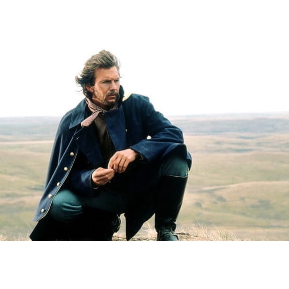 Kevin Costner in Dances with Wolves pose on hilltop 24x36 Poster