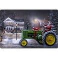 thumbnail image 1 of Kevin Daniel KDA041 36 x 24 in. Deere Santa Satin Metal Sign, 1 of 1