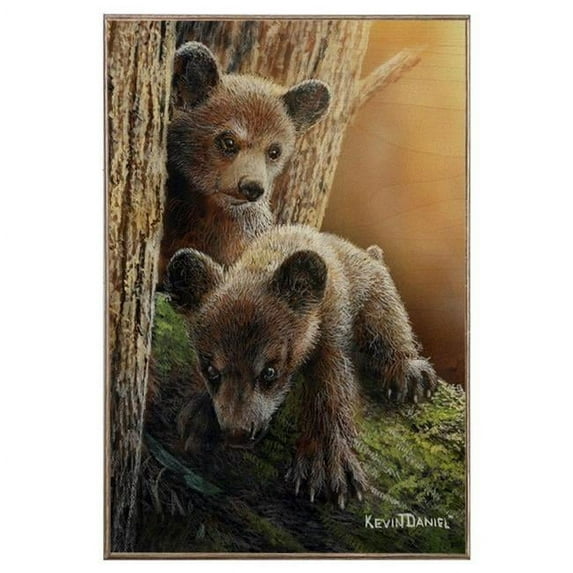 Kevin Daniel LS1339WB1218-KD 18 x 12 in. Being Curious Birch Wood Print