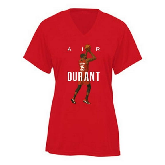 Kevin Durant Air Houston LADIES V-NECK Shirt T-Shirt