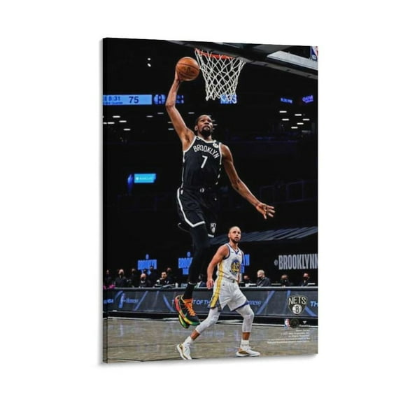 Kevin Durant Basketball Player Poster (1) Wall Art Picture Painting Poster Canvas Print Posters Artworks Bedroom Living Room Decor 12x18inch(30x45cm)