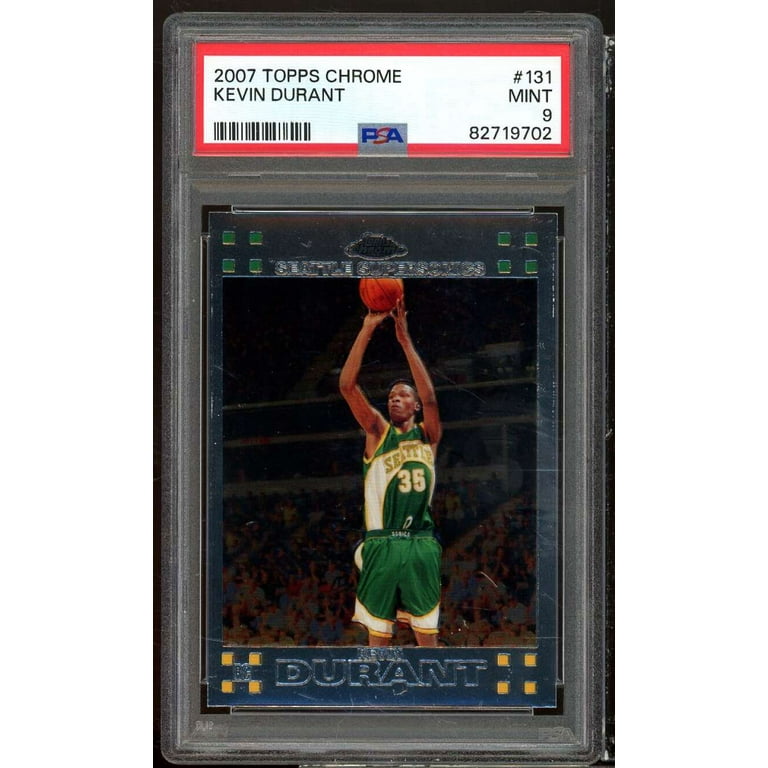 その他 KEVIN DURANT TOPPS CHROME RC #131 PSA 9 Kevin Durant Rookie Card 2007-08 Topps Chrome #131 PSA 9
