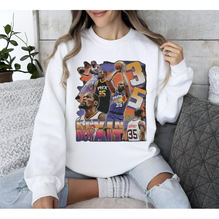 Kevin Durant Sweatshirt Vintage Kevin Durant Graphic SweatSweatshirt Kd Jersey Bootleg 90S Style Walmart