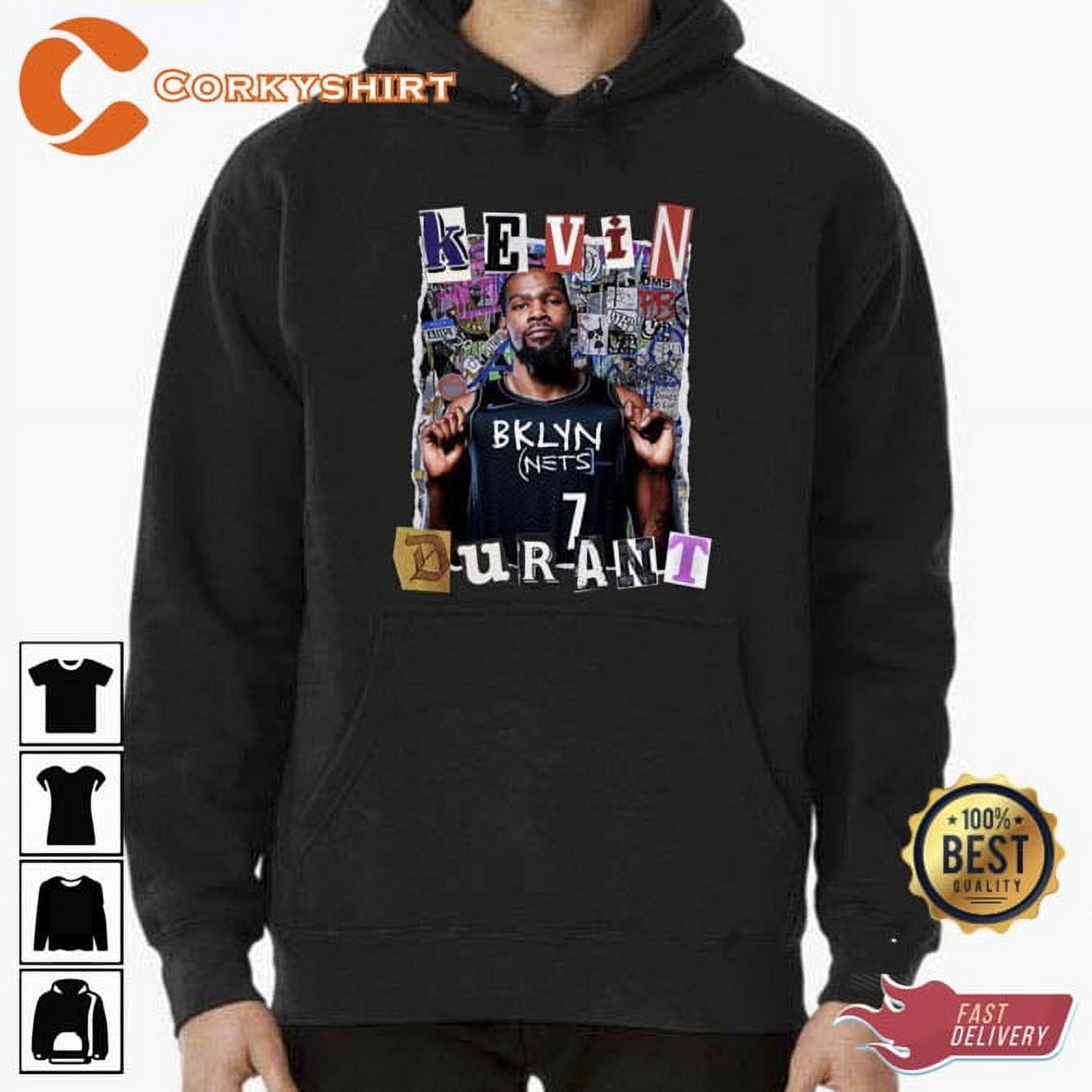 kevin durant nets hoodie