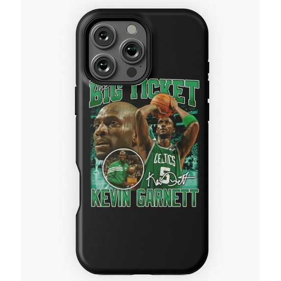Kevin Garnett Big Ticket Retro Rap Phone Case for iPhone 16 15 14 13 12 11 Pro Max - Cool Aesthetic Phone
