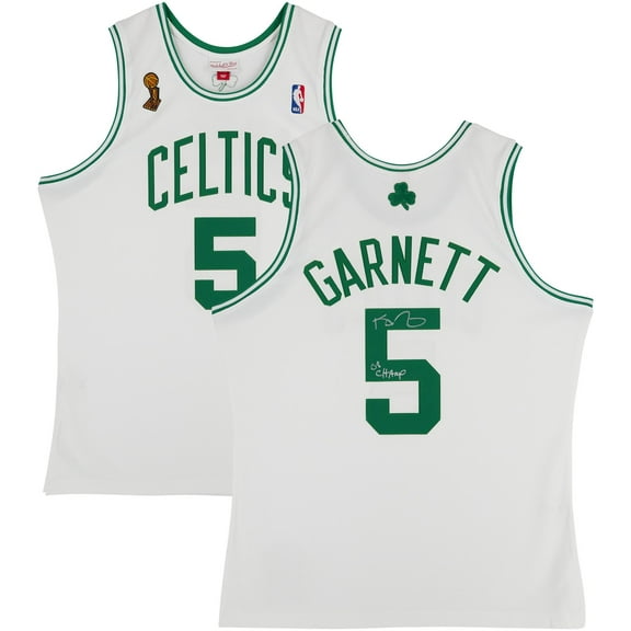 Kevin Garnett Boston Celtics Autographed Mitchell & Ness White 2007-08 Authentic Jersey with "08 NBA Champ" Inscription - Fanatics Authentic Certified