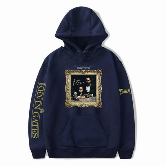 Kevin Gates Hoodies Khaza Merch pop graphics print Unisex Trendy Casual Streetwear Sweatshirt