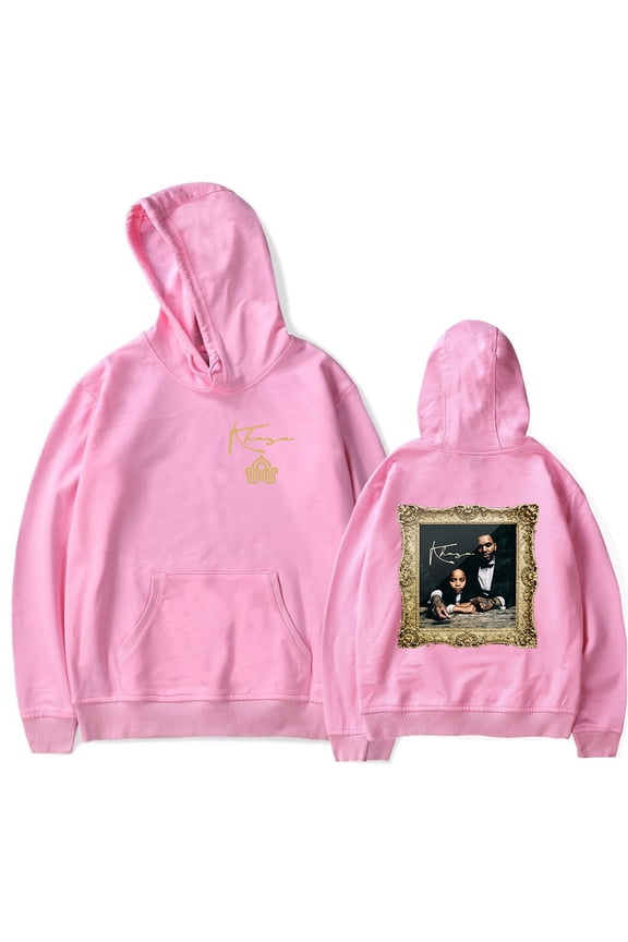Kevin Gates Khaza Album Cover Merch Hoodie Sweatshirt New Logo Women/Men Cosplay Pullovers Hooded Longsleeve