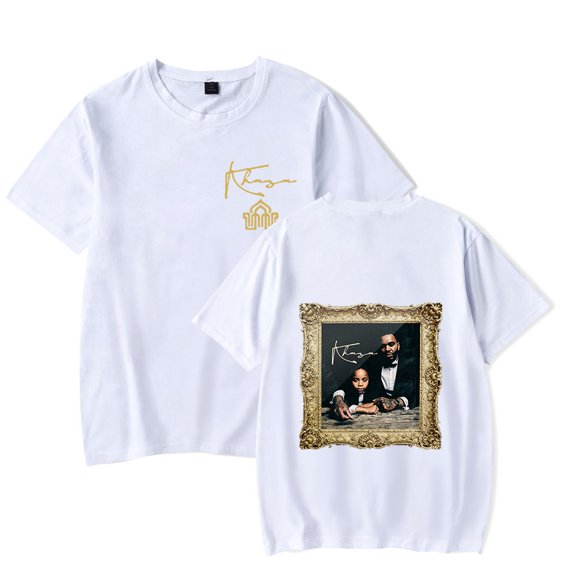 Kevin Gates Khaza Album Cover Merch T-shirt Short Sleeve Women Men Summer Tee Top Tshirt