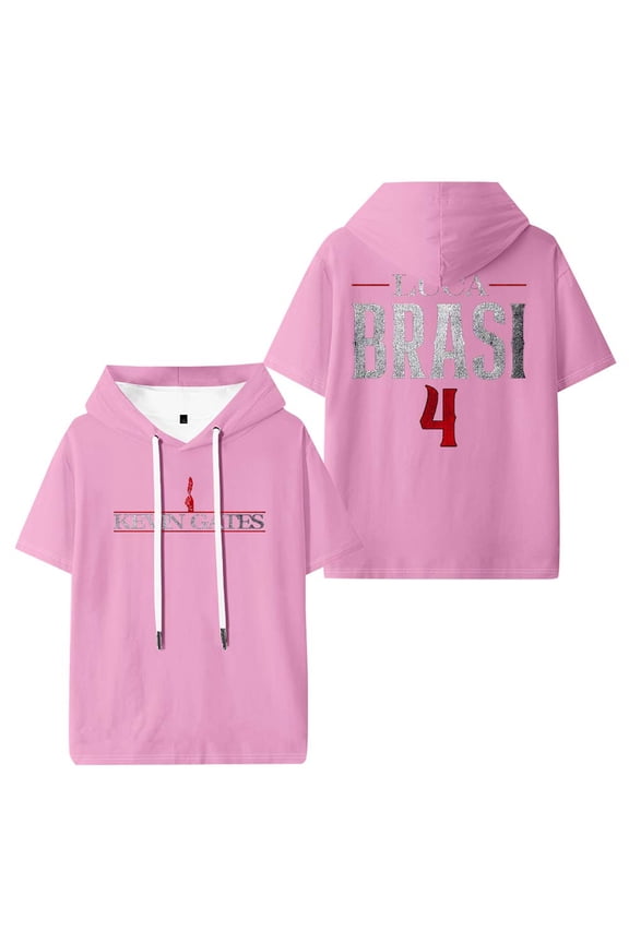 Kevin Gates Luca Brasi 4 Logo Hooded T-Shirts Women Men Short Sleeve Tee Casual Fashion Clothes