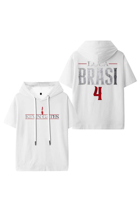 Kevin Gates Luca Brasi 4 Logo Hooded T-Shirts Women Men Short Sleeve Tee Casual Fashion Clothes