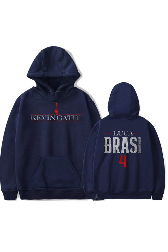 Kevin Gates Luca Brasi 4 Logo Hoodies Women Men Casual Long Sleeve Sweatshirt Clothes