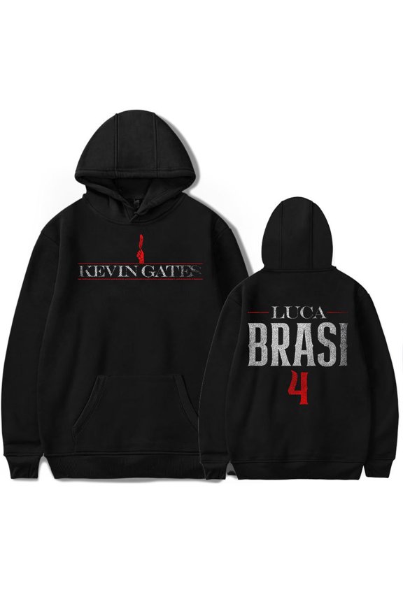 Kevin Gates Luca Brasi 4 Logo Hoodies Women Men Casual Long Sleeve Sweatshirt Clothes