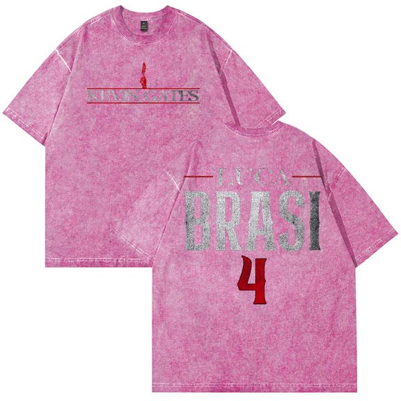 Kevin Gates Luca Brasi 4 Logo T-Shirt Cotton Wash Tee Women Men Short Sleeve Casual Crewneck Tee