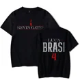 thumbnail image 1 of Kevin Gates Luca Brasi 4 Logo T-Shirt Women Men Casual Crewneck Short Sleeve Fashion Tee, 1 of 2
