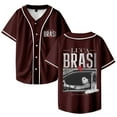 thumbnail image 1 of Kevin Gates Luca Brasi 4 Merch Baseball Jersey Shirt V-Neck Women Men Short Sleeve Streetwear Clothes, 1 of 3