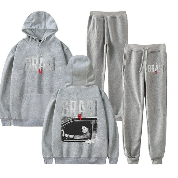 Kevin Gates Luca Brasi 4 Merch Hoodie and SWEATPANTS set pop print Unisex Casual Street Clothing