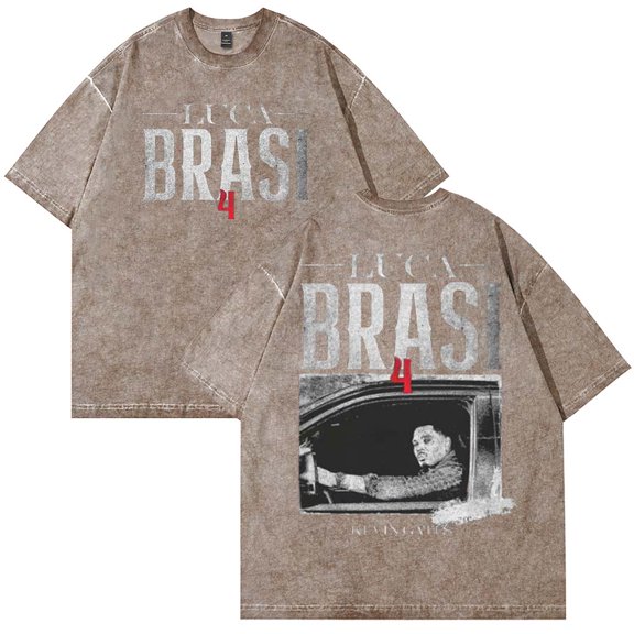 Kevin Gates Luca Brasi 4 Merch T-Shirt Cotton Wash Tee Women Men Short Sleeve Casual Crewneck Tee