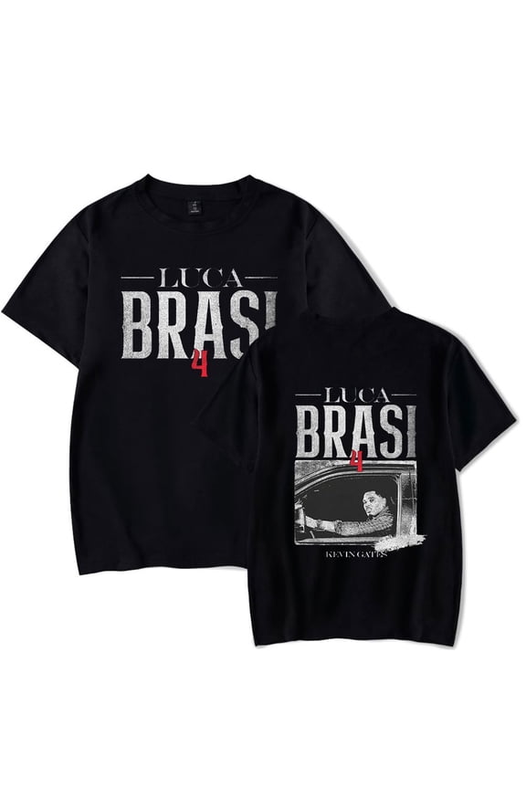 Kevin Gates Luca Brasi 4 Merch T-Shirt Women Men Casual Crewneck Short Sleeve Fashion Tee