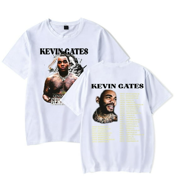Kevin Gates Only The Generals Tour 2023 Concert Shirt Merch Popular Print Round Neck Unisex Trendy Casual Short Sleeve T-Shirt Top