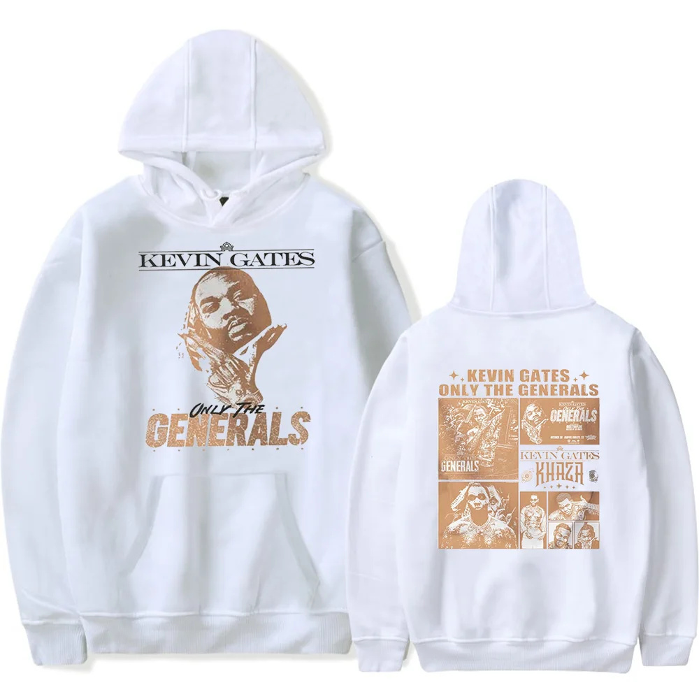 Kevin Gates Only The Generals Tour 2023 Hoodie Casual Pullover Hip Hop